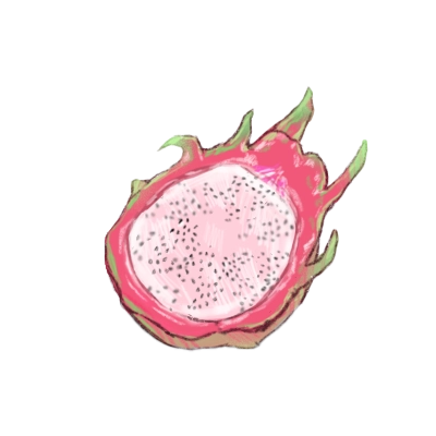 Dragon fruit, red